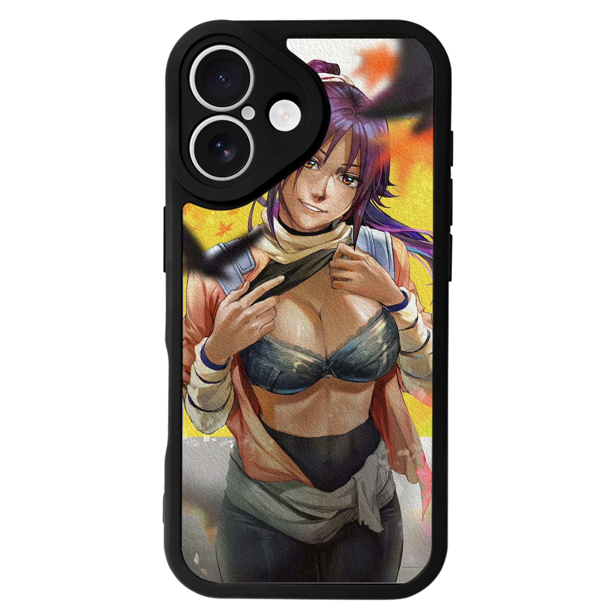 （画像用） ブリーチ BLEACH 【iPhone 16シリーズ対応】シリコンスマホケース（レザー調） 材質：シリコン